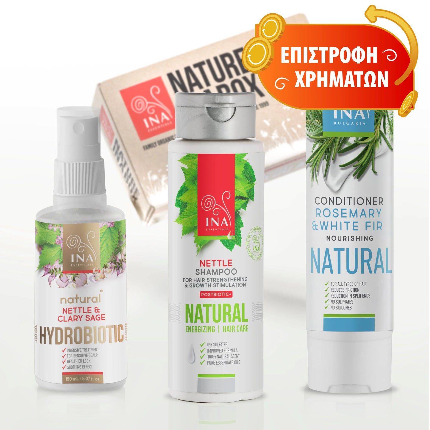 Tριχόπτωση RoutINA™ για Εκείνη - λύση που διαρκεί για την Tριχόπτωση Cosmetics InaEssentials Ελλαδα