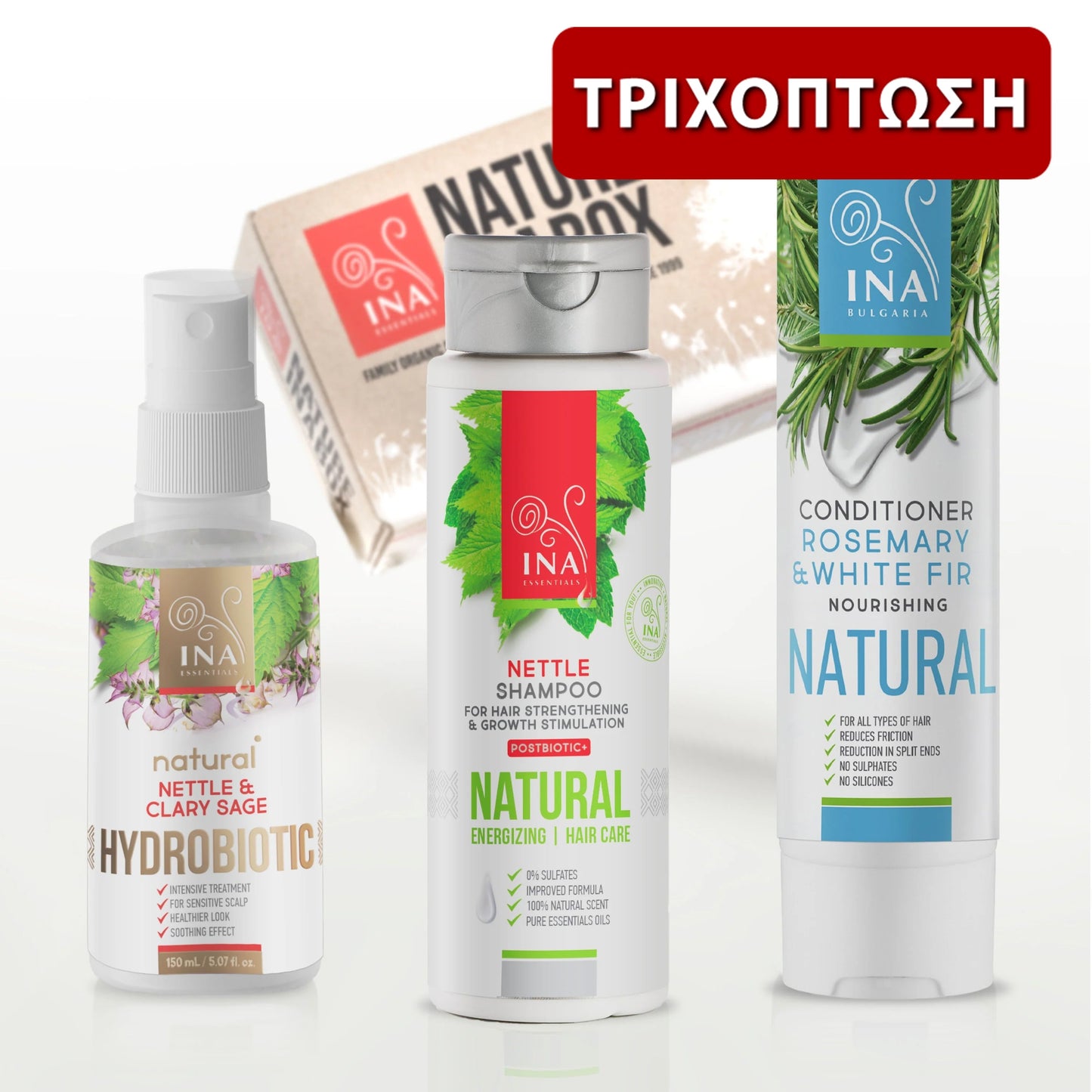 Tριχόπτωση RoutINA™ για Εκείνη - λύση που διαρκεί για την Tριχόπτωση Cosmetics InaEssentials Ελλαδα