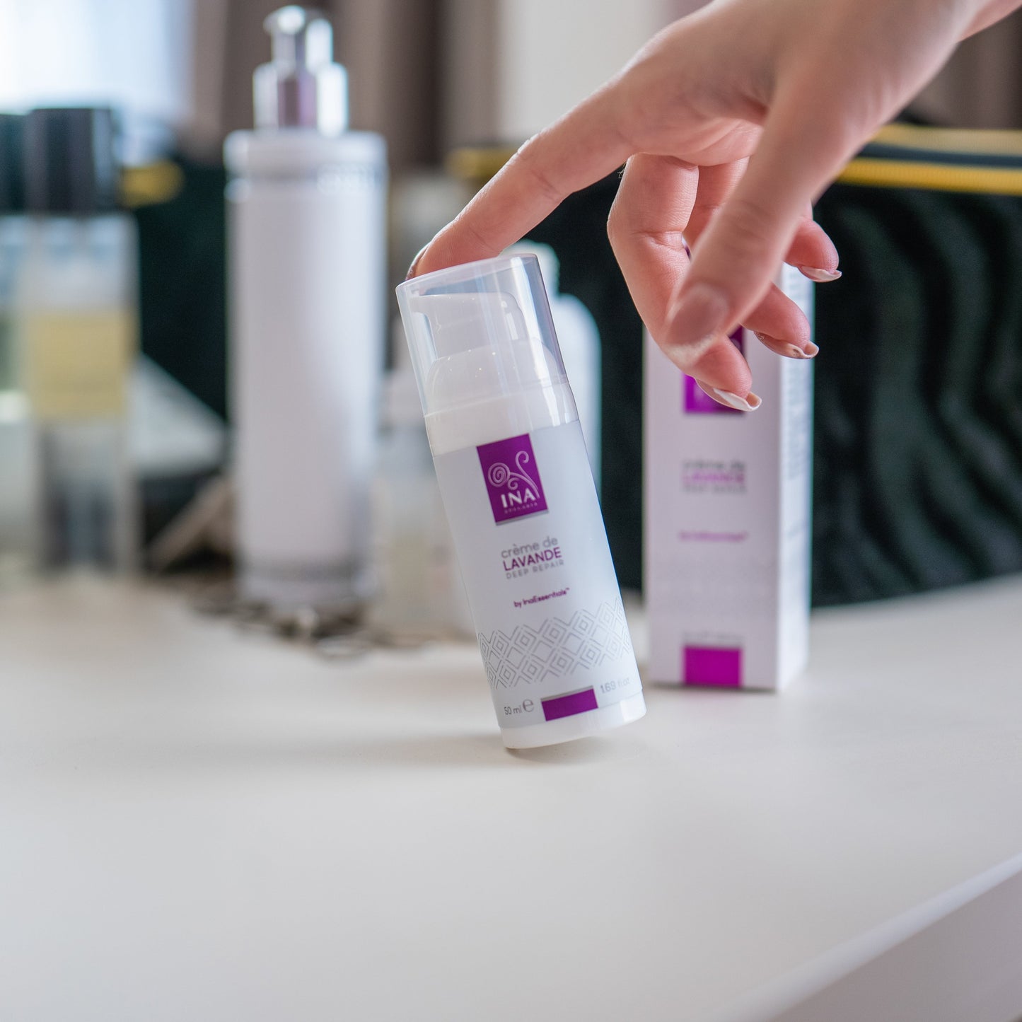 100% Φυσική κρέμα χεριών Lavender Secret 50 ml Cosmetics InaEssentials Ελλαδα