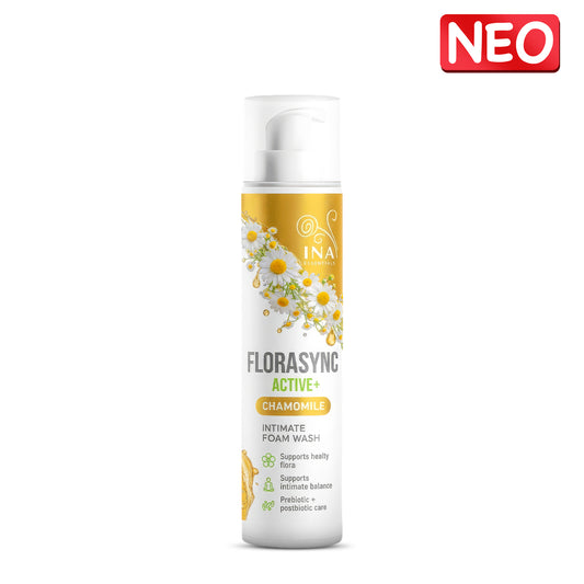 FloraSync Active - Aφρός για την ευαίσθητη περιοχή με Πρεβιοτικά και Χαμομήλι