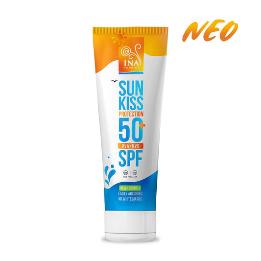 100% φυσικό αντηλιακό για πρόσωπο και σώμα με SPF 50 και βιολογική λευκή ελάτη InaEssentials Ελλαδα 