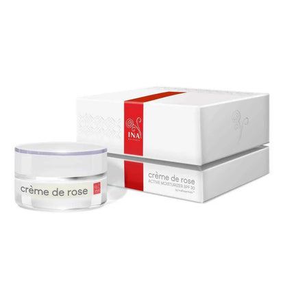 Crème de rose - Ενυδατική Κρέμα Προσώπου με SPF30 - εμπλουτισμένη με Οργανικό αιθέριο έλαιο Τριαντάφυλλου