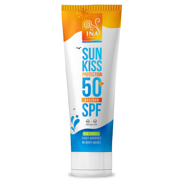 100% φυσικό αντηλιακό για πρόσωπο και σώμα με SPF 50 και βιολογική λευκή ελάτη InaEssentials Ελλαδα 