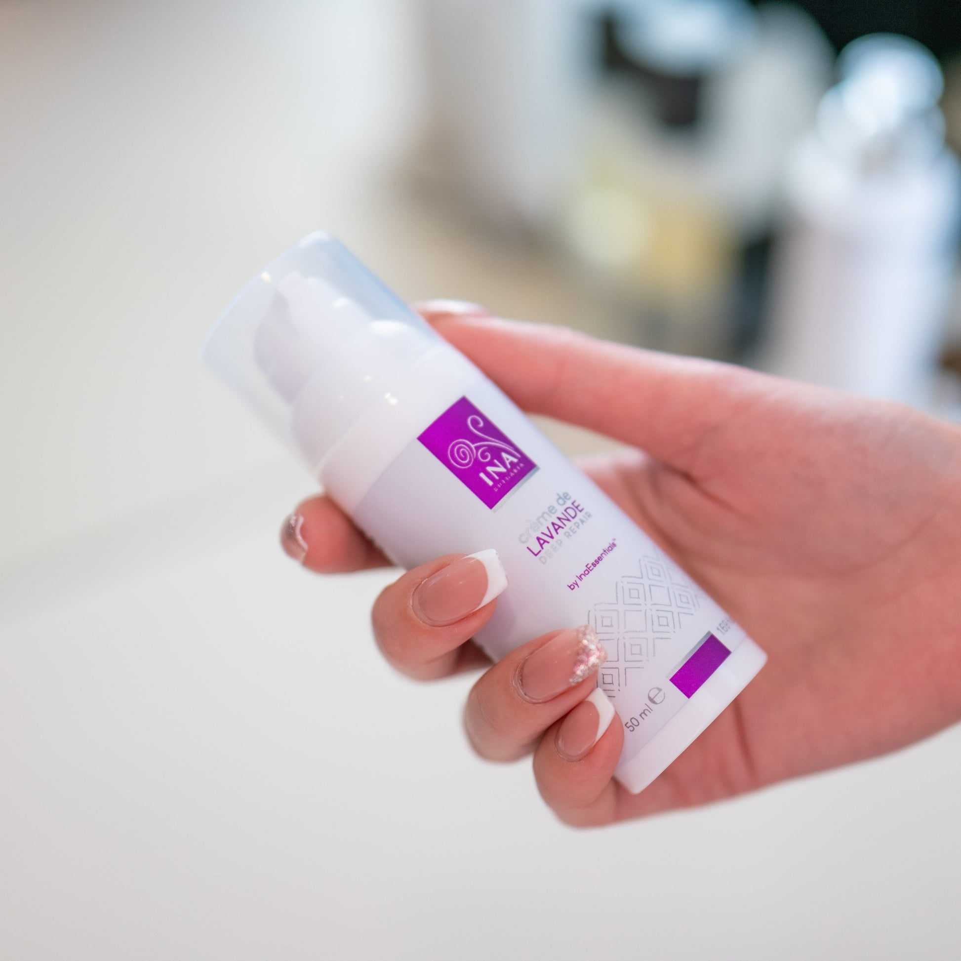 100% Φυσική κρέμα χεριών Lavender Secret 50 ml Cosmetics InaEssentials Ελλαδα 