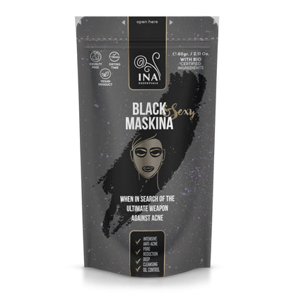 Μαύρη Maskina - για ΠΡΟΒΛΗΜΑΤΙΚΟ δέρμα (60g) Inaessentials LTD 